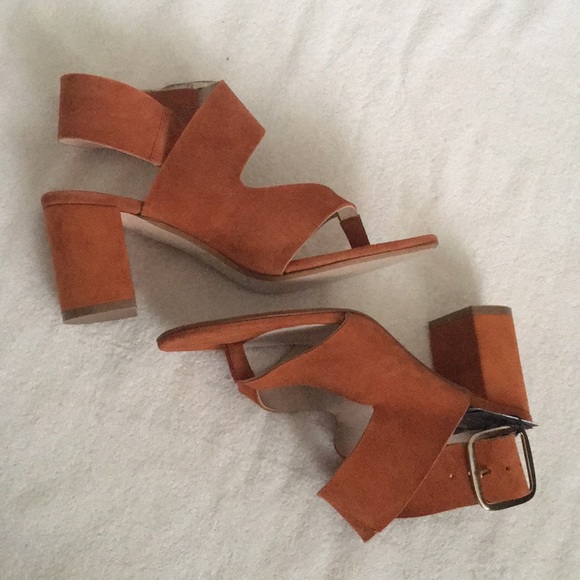Zara Shoes - Zara Suede Sandals with Heels